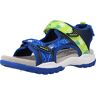 Geox J Borealis Boy Sandal, Navy/Lime, 32 EU, Navy Lime, 32 EU