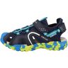 Geox J Borealis Boy Sandaal, Navy/Lime, Navy Lime, 37 EU