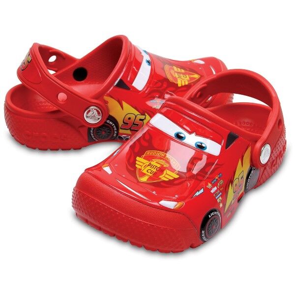 Crocs Kids Fun Lab Cars Clog - Red