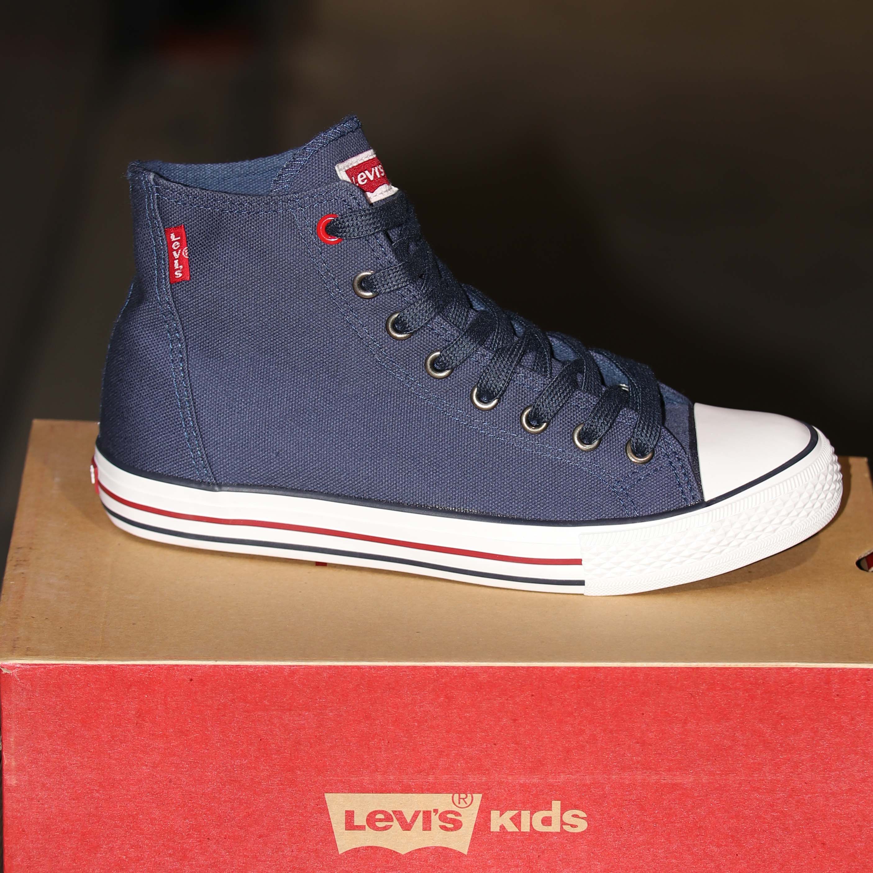 LEVI´S Levis Kids/Dame - Sneakers Trucker Høy Blå 37