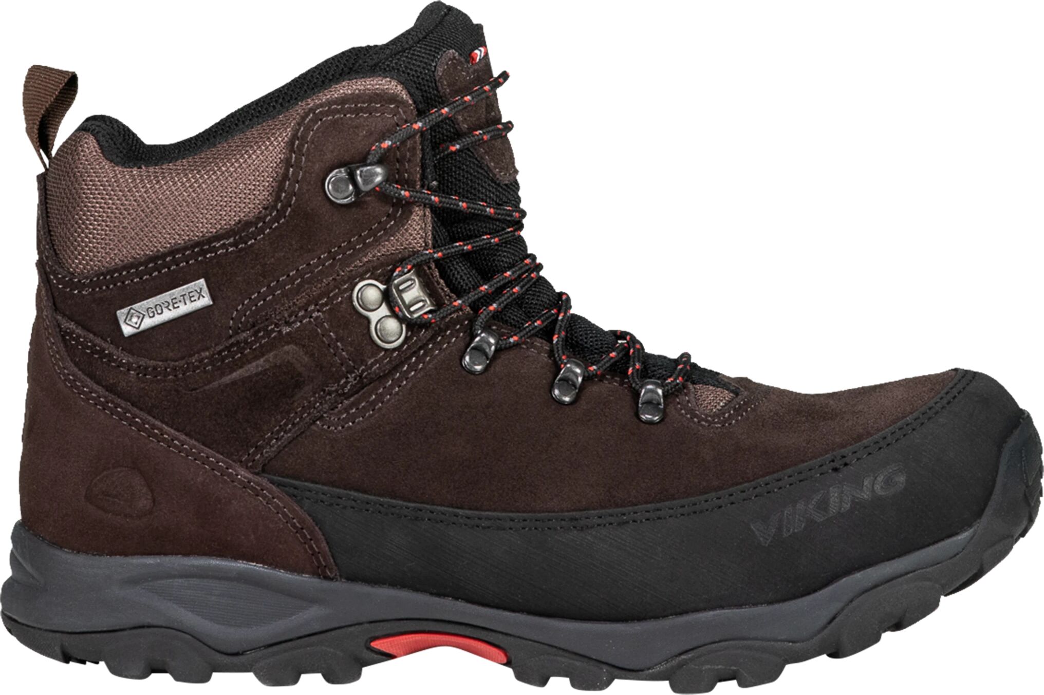 Viking Ron GTX, fjellstøvel junior 33 Dark Brown/black