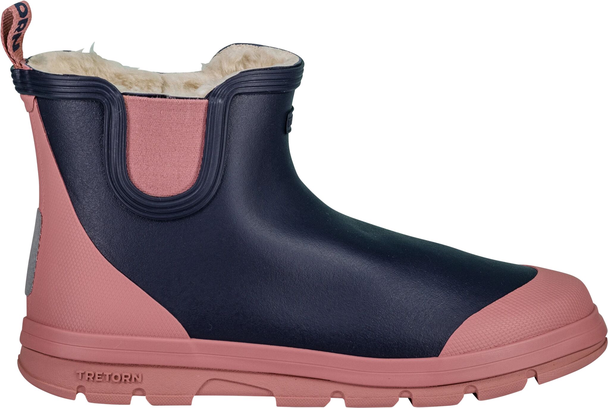 Tretorn Aktiv Chelsea Winter, gummistøvel barn 36 Navy/ash Rose