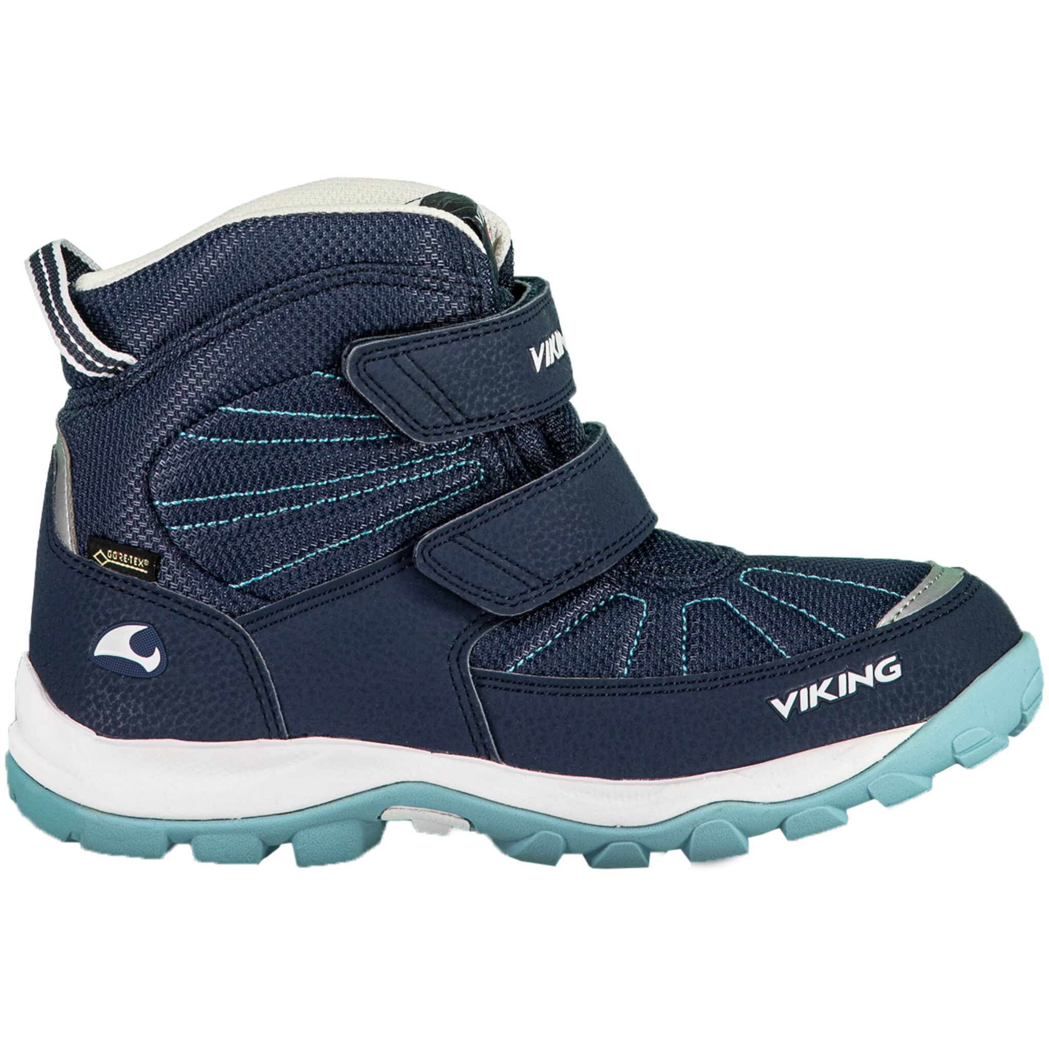 Viking Sludd GTX, vintersko junior 32 Navy/Aqua