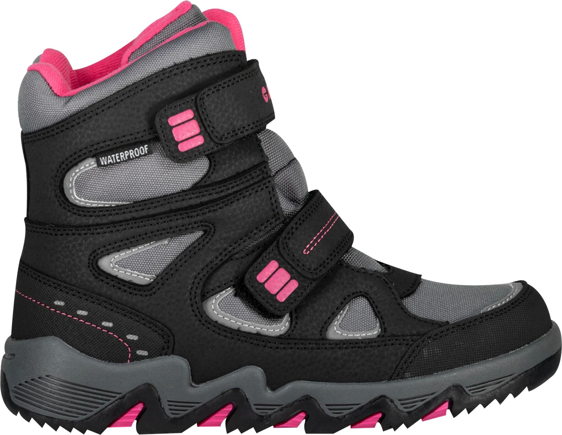 Hi-Tec Thunder II WP, vintersko junior 28 Dark Grey/black/fusc