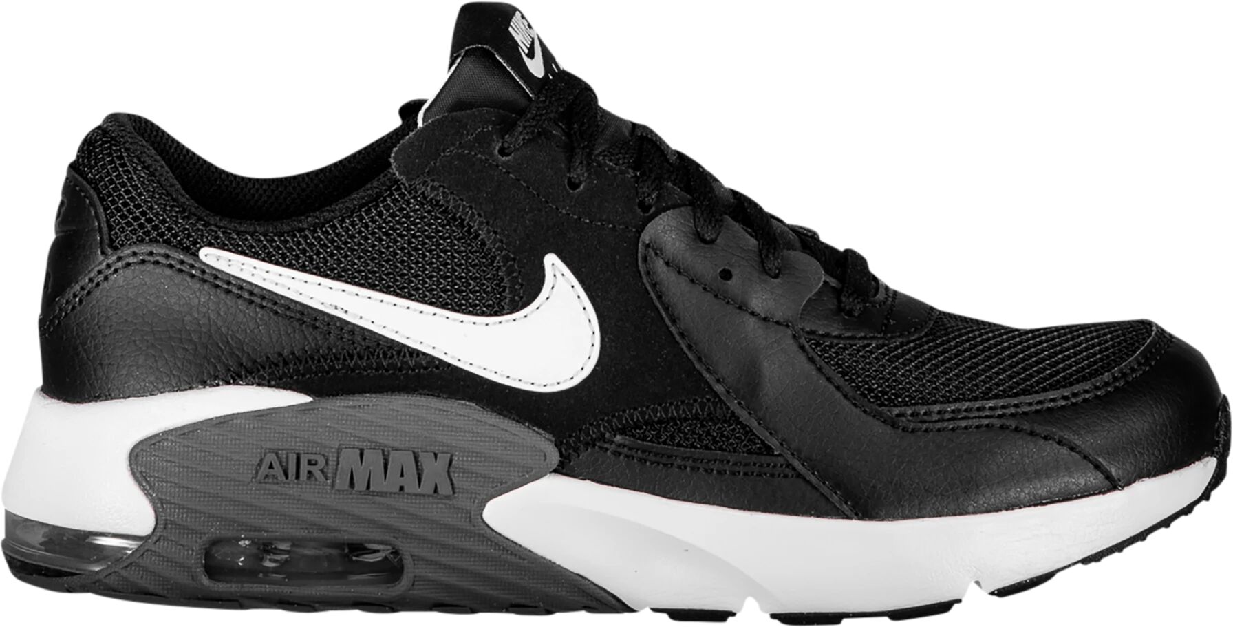 Nike Air Max Excee, fritidssko junior 40 Black/White-Dark Gre