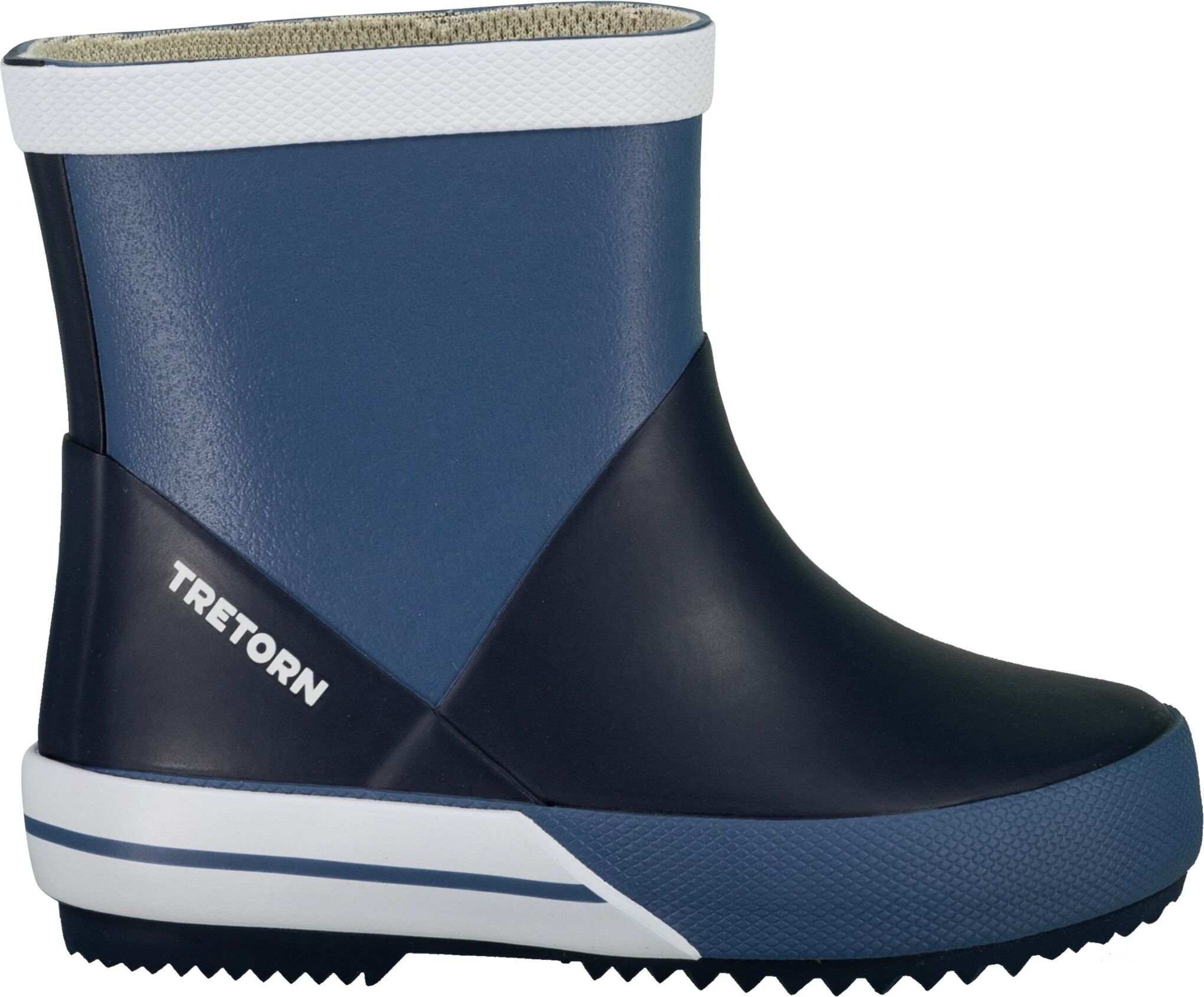 Tretorn Kids Basic Mid, gummistøvel barn  34 Navy/stone Blue