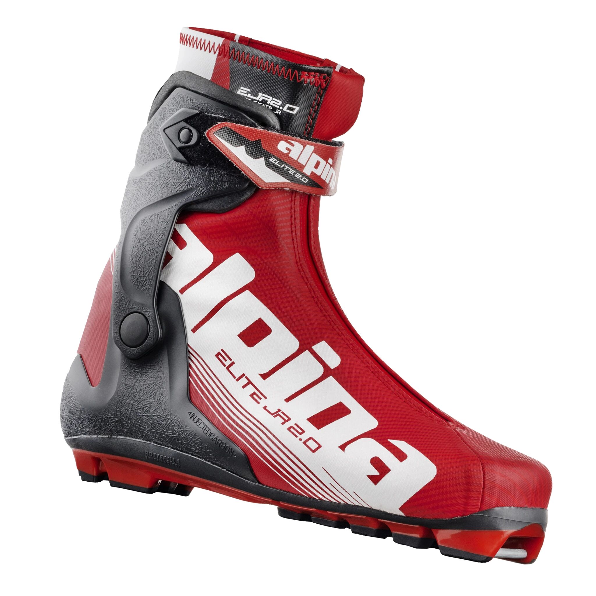 Alpina ESK JR 2.0 20/21, skøytestøvel barn/junior 37 RED/WHITE/BLACK