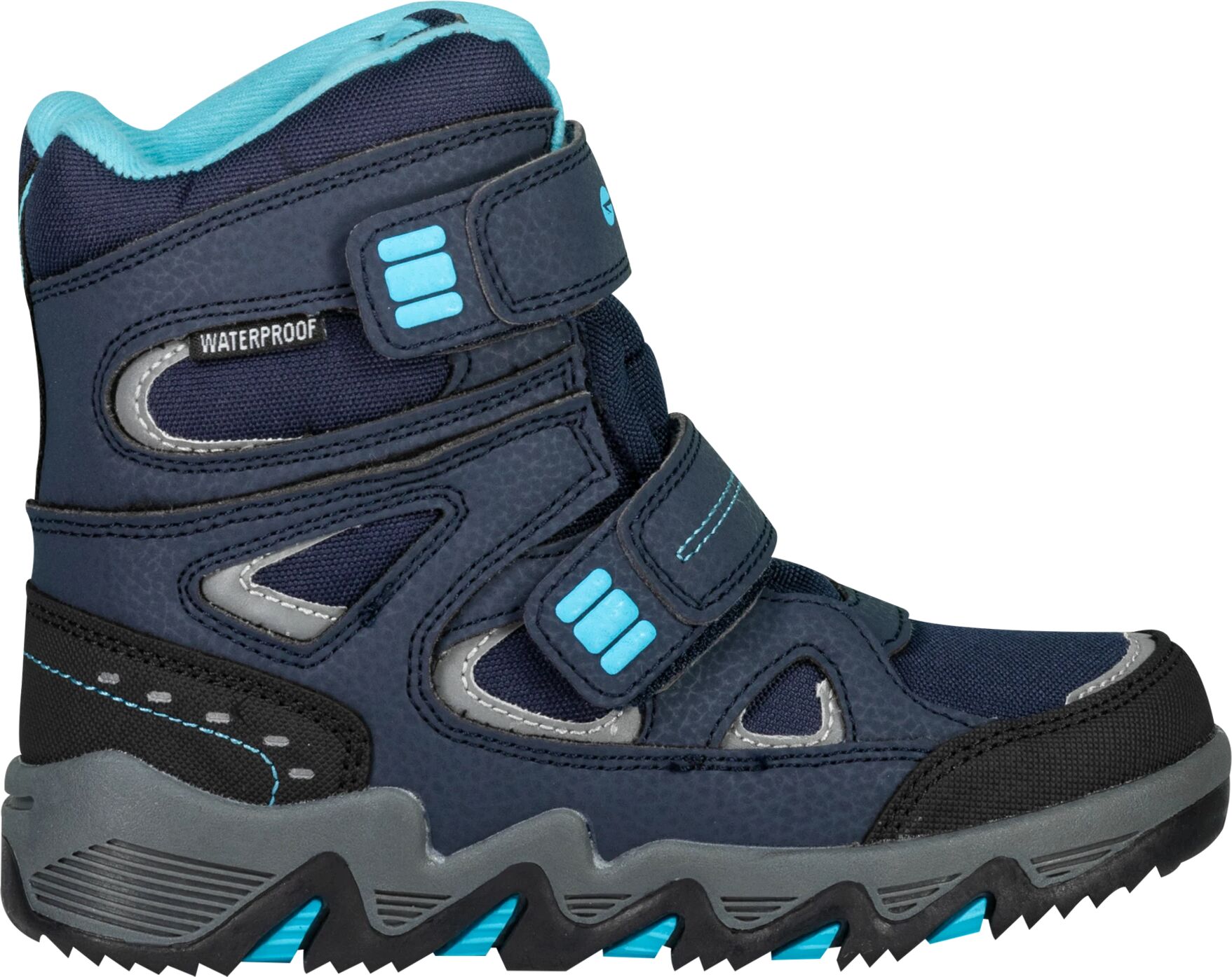 Hi-Tec Thunder II WP, vintersko junior 32 Navy/turq/blk