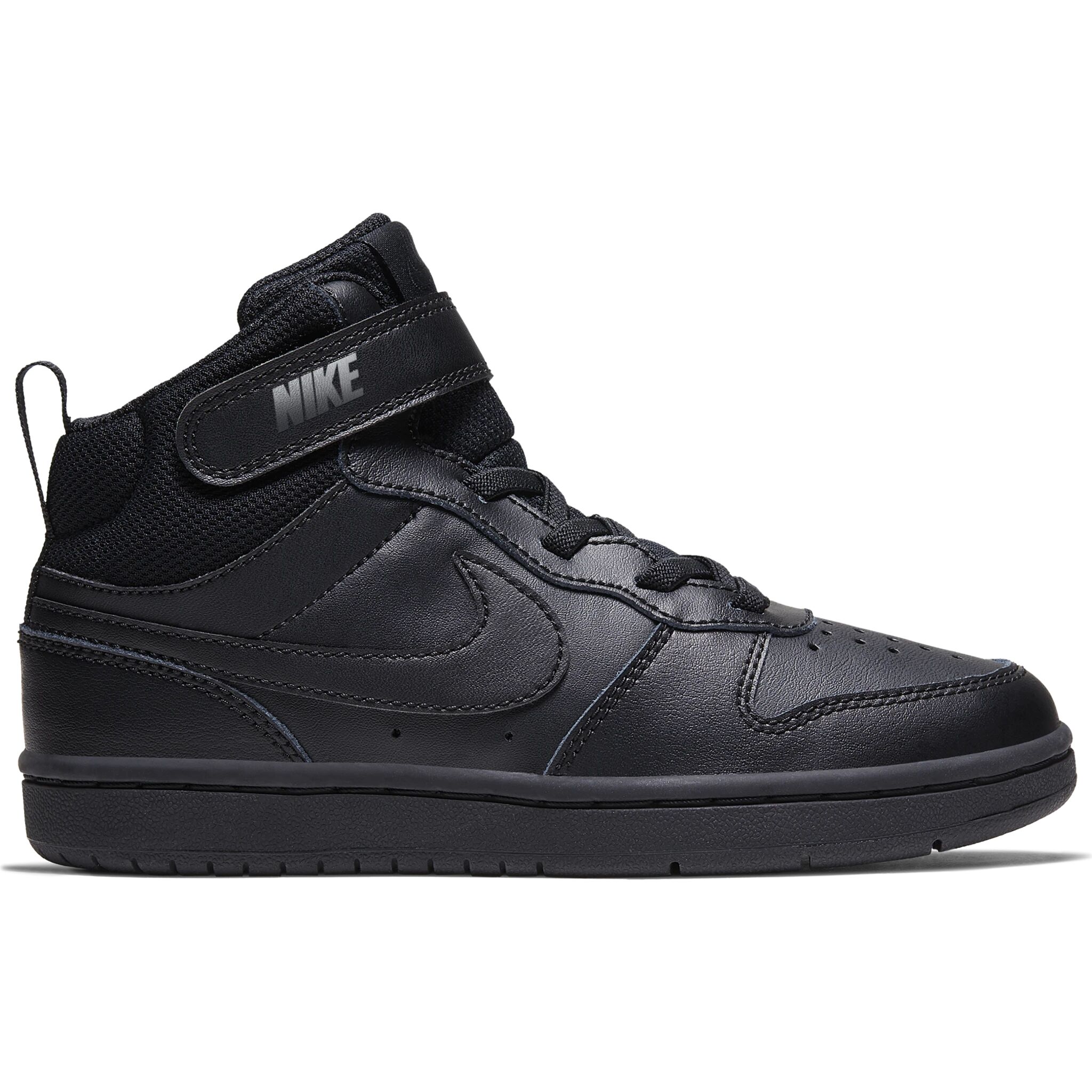 Nike Court Borough Mid 2, sneaker barn 30 BLACK/BLACK-BLACK