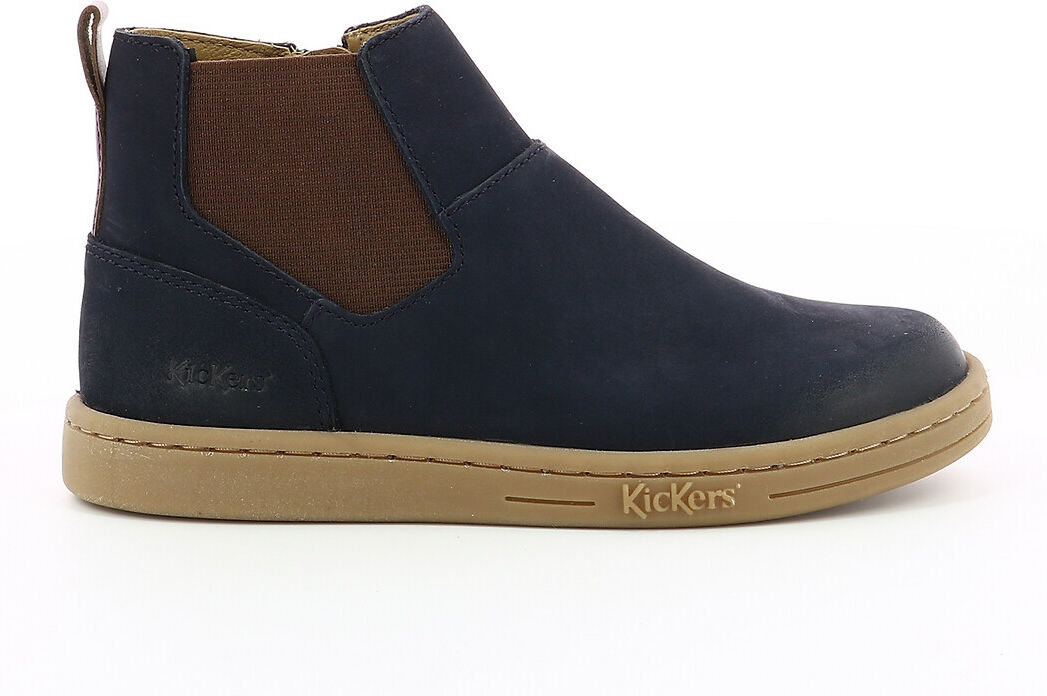 Kickers Botas em pele, Tackbo   marinho