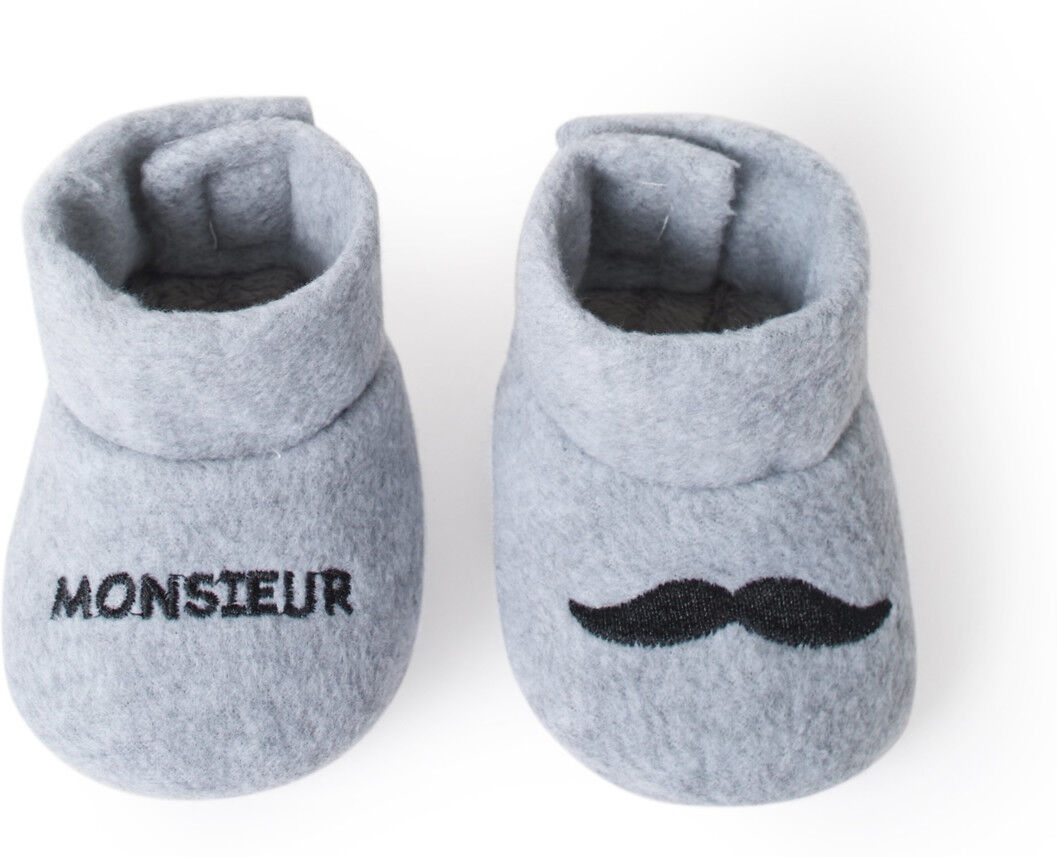 La Redoute Collections Pantufas fantasia 0/6 meses-6/12 meses   Cinzento