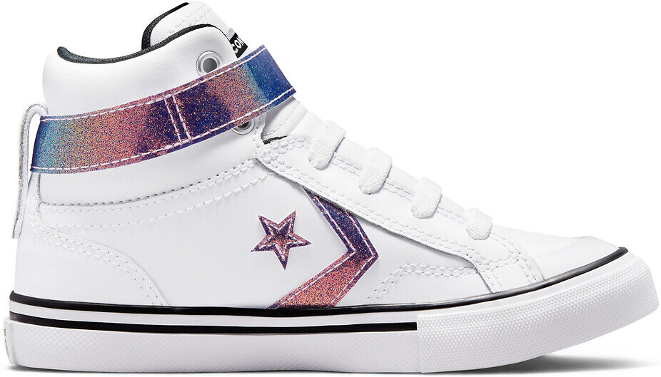 Converse Sapatilhas em pele, Pro Blaze Iridescent Glitter Leather   Branco