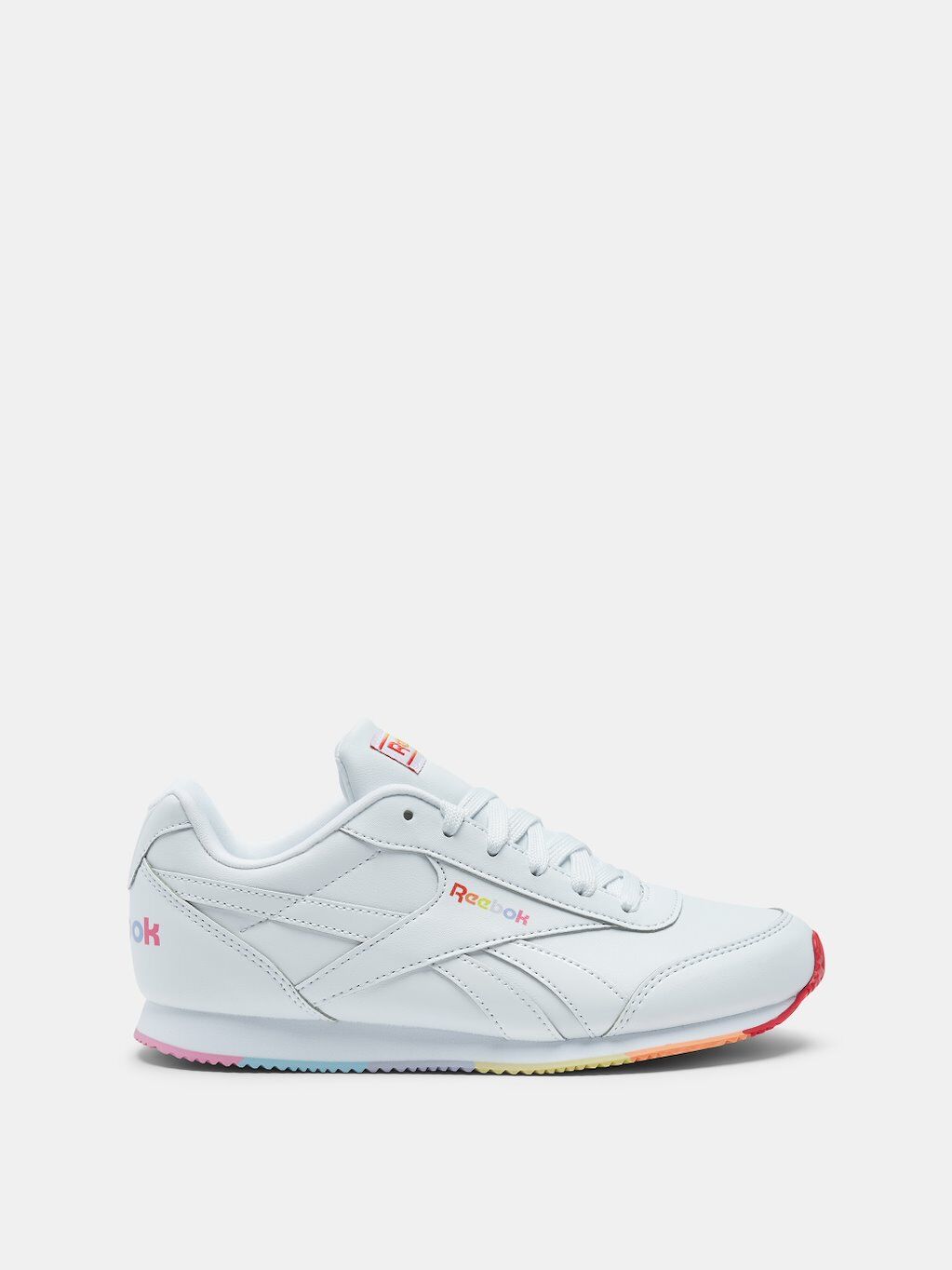 Reebok Sapatilhas - Ténis Reebok Royal Classic Jogger 2 - Branco/Varias Cores - Criança Rapariga