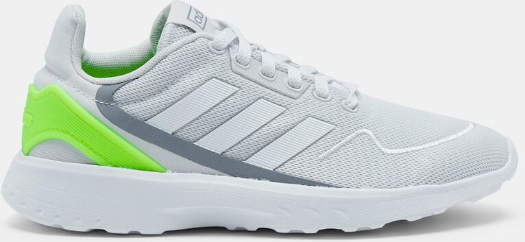 Adidas Sapatilhas - Ténis Adidas Nebzed - Cinza/Branco/Verde - Criança Rapariga