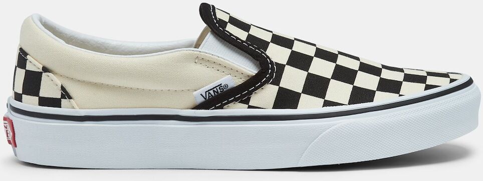 Vans Sapatilhas - Ténis Vans Slip On - Bege/Preto - Júnior Rapaz