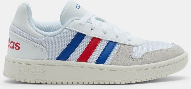 Adidas Sapatilhas - Ténis Adidas Hoops 2.0 - Branco/Azul/Vermelho - Criança Rapaz