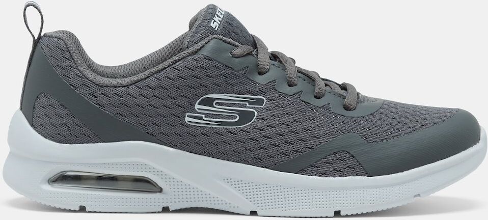 Skechers Sapatilhas - Ténis Skechers Microspec Max Torvix - Cinza/Branco - Júnior Rapaz