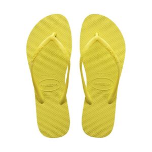Havaianas Kids Slim Flip Flops Junior, 25/26, Pixel/Yellow 1732
