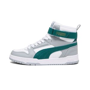 RBD Game Junior, 38, PUMA White-Malachite-Cool Mid Gray-Gold