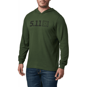 5.11 Tactical Hooded Legacy Tee (Färg: Kombu Green, Storlek: 2XL)