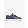 Dark Blue Boys' Leather Sneakers Geox Nashik - Boys 39