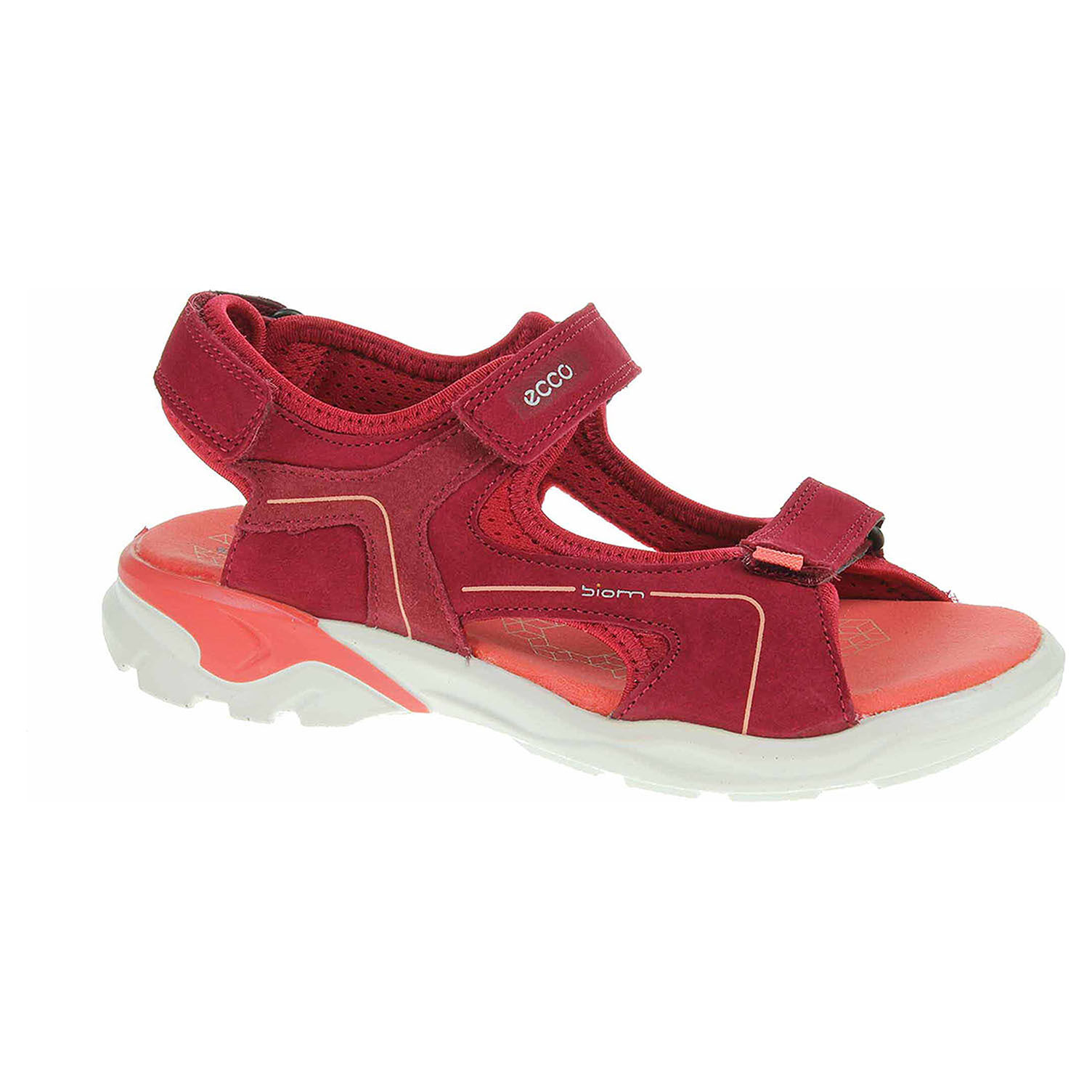 Ecco Dívčí sandále Ecco Biom Raft 70063251082 brick-chile red-spiced coral 30