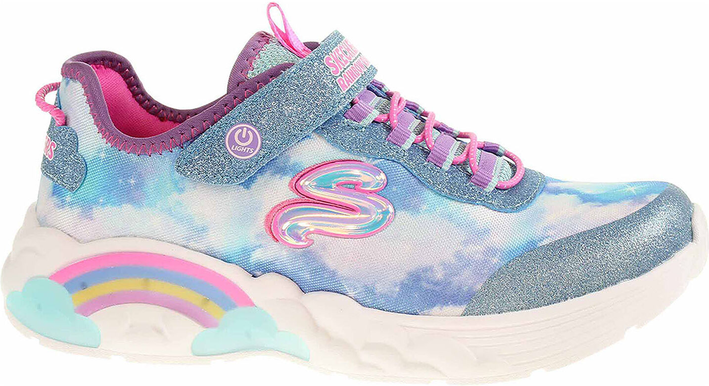 Skechers S Lights - Rainbow Racer blue 31