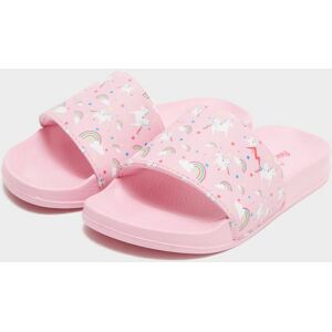 Peter Storm Kids' Unicorn Sliders - Pink, Pink 1