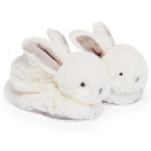 Doudou Gift Set Booties With Rattle baby shoes 0-6 m Rabbit 1 pc