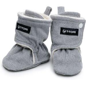 T-TOMI Booties Grey baby shoes 6-9 months Warm