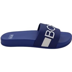 (J29274 871-11) Hugo Boss Logo Sliders Blue