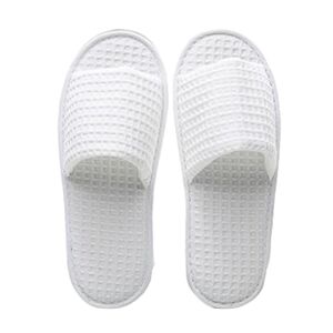 VENEKA Spa Slippers, 5 Pairs Open Toe Toe Disposable Slippers Fit Size