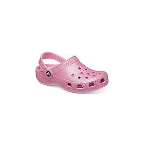 Crocs Unisex Classic Glitter Clogs - Toddler  - Pink Tweed Glitter - Size: 6T (Toddler)