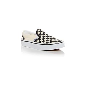 Vans Unisex Classic Slip On Sneakers - Toddler, Little Kid  - Checkerboard - Size: 2.5C (Little Kid)