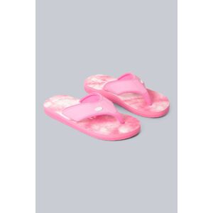 Animal Swish Kids Recycled Flip-Flops - Pink - Pink - Size: 13