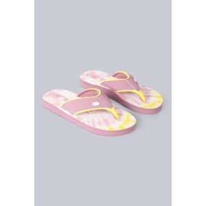 Animal Swish Kids Recycled Flip-Flops - Pink - Pink - Size: 13