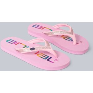 Animal Swish Kids Recycled Flip-Flops - Pink - Pink - Size: 13