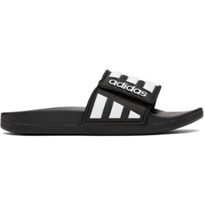 adidas Kids Kids Black Adilette Comfort Little Kids Slides  - Core Black / Ftwr Wh - Size: US 6Y - unisex