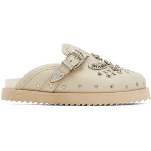 TOGA ARCHIVES SSENSE Exclusive Kids Beige Slippers  - Cream Leather - Size: EU 29 - unisex