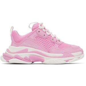 Balenciaga Kids Kids Pink & White Triple S Sneakers  - LIGHT PINK/WHITE - Size: EU 32 - unisex