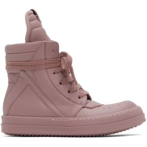 Rick Owens Kids Pink Geobaskets Sneakers  - 636363 Dusty Pink - Size: EU 33 - unisex