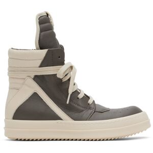 Rick Owens Kids Gray Geobaskets Sneakers  - 3411 Dust/Milk/Milk - Size: EU 27 - unisex