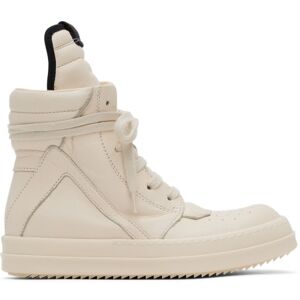 Rick Owens Kids Off-White Geobaskets Sneakers  - 1111 Milk/Milk/Milk - Size: EU 30 - unisex