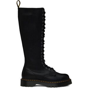 Dr. Martens Black 1B60 Bex Pisa Leather Boots  - Black - Size: US 5 - female