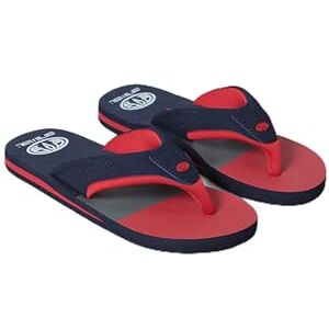 Animal Jekyl Kids Recycled Flip-Flops - Slip-On & Lightweight Footwear With Soft Padded Straps For Boys & Girls - Best For Spring, Summer, Beach & Outdoors Red Kids Shoe Size 10