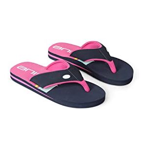 Animal Swish Kids Recycled Flip-Flops - Slip-On & Lightweight Footwear With Soft Padded Straps For Boys & Girls - Best For Spring, Summer, Beach & Outdoors Spacey Pink Kids Shoe Size 13