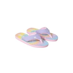 Animal Swish Kids Recycled Flip-Flops - Slip-On & Lightweight Footwear With Soft Padded Straps For Boys & Girls - Best For Spring, Summer, Beach & Outdoors Pink Kids Shoe Size 12