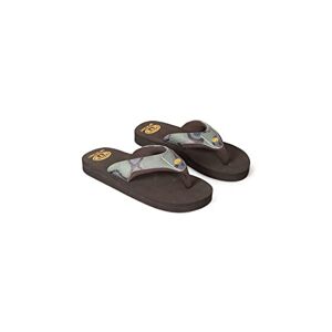 Animal Jekyl Kids Recycled Flip-Flops - Slip-On & Lightweight Footwear With Soft Padded Straps For Boys & Girls - Best For Spring, Summer, Beach & Outdoors Black Iris Navy Kids Shoe Size 11