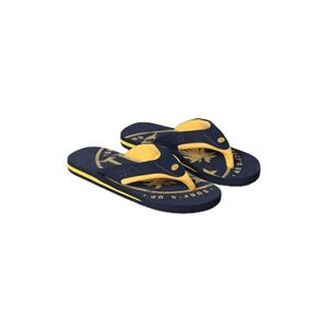 brAnimal Jekyl Kids Recycled Flip-Flops - Slip-On & Lightweight Footwear With Soft Padded Straps For Boys & Girls - Best For Spring, Summer, Beach & Outdoors Navy Kids Shoe Size 10