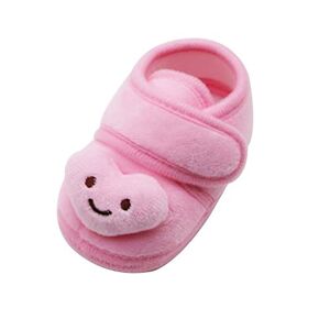 Generic Baby Tennis Shies Winter Shoes Plush Baby Soft Warm Cloud Boots Infant Girls Sole Baby Shoes Toddler Six (Pink, 12)